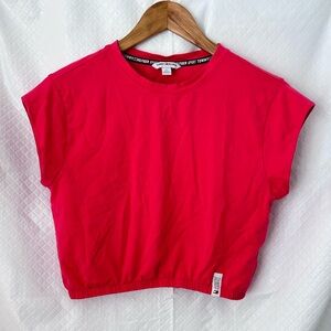 Tommy Hilfiger Women's Hot Pink Crop Top